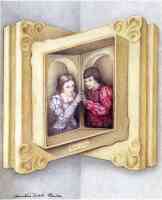 sandro del prete optical illusion romeo and juliette meeting in window