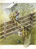 sandro del prete optical illusion wooden horse over fence