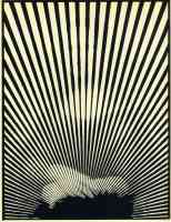 shigeo fukuda optical illusion mona lisa in stripes