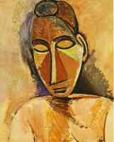 picasso 1900s bust of woman spring